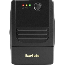 Источник бесперебойного питания ExeGate Power NB-650.LED.AVR.4C13.USB / 650 ВА / 390 Вт / 4 x IEC 320 C13