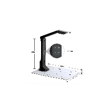 Документ-камера IQBoard [IQView E4510Pro] 13 мегапикселей (разрешение 3264х2448) USB-C, A3 (лицензионный ключ поддерживает только один компьютер)