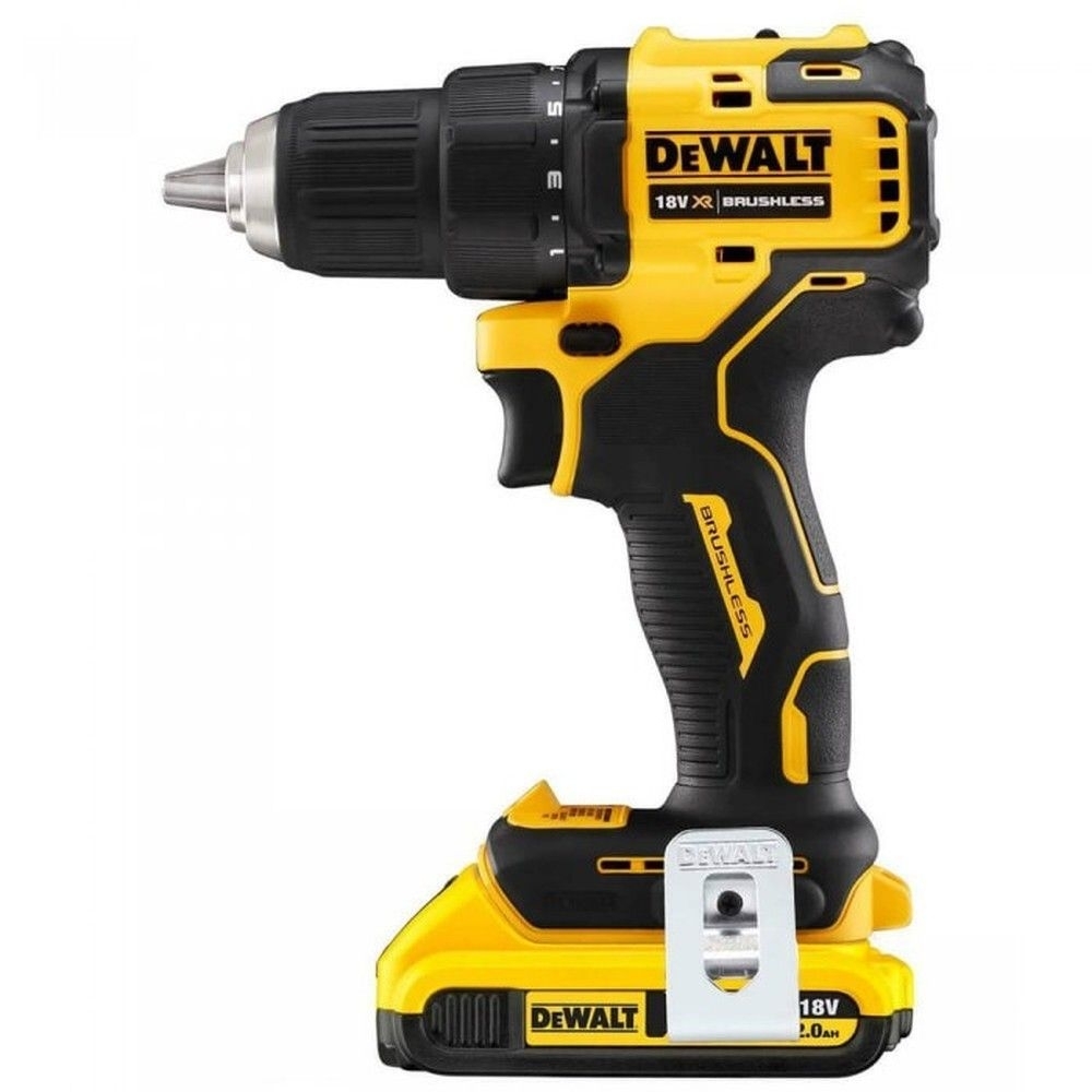 Дрель-шуруповерт DeWalt DCD708D2T-QW, 18В, 2 Ач, 65 Нм, бесщеточный