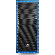 Компьютерный корпус Deepcool TESSERACT BF (DP-CCATX-TSRBFBK), без БП, черно-синий, ATX, видеокарта до 310мм, высота кулера для процессора до 165мм, 7 слотов расширения, 2 отсека 5.25