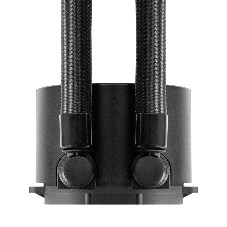 Комплект жидкостного охлаждения ExeGate BlackWater-120V3.PWM.ARGb (3 PIN 5V ADDRESSABLE RGb подсветка, LGA2066/2011/1366/1150/1151/1155/1156/1200/1700/1851/AM4/AM5/FM1/FM2/FM2+/AM2/AM2+/AM3/AM3+, TDP 150W, Fan 120мм 4pin PWM 600-1800RPM Hydro bearing, помпа 3pin 2700RPM, макс. шум 37db, с термопастой, на винтах, черный, Color Box)
