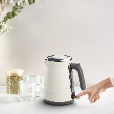 Электрочайник Tefal KI666AE0 молочный, 1.7 л, 2400 Вт, скрытый нагревательный элемент