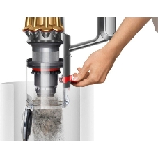 Пылесос вертикальный Dyson V12S Detect Slim Submarine 485350-01 золотой/серый металлик, питание от аккумулятора, 150 Вт, уборка сухая/влажная, пылесборник 0.35 л