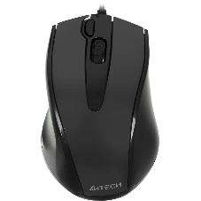 Мышь проводная A4Tech N-500F серый глянец/черный, 1200 dpi, USB, кнопки - 4