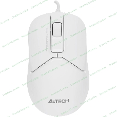 Мышь проводная A4Tech Fstyler FM12S белый, 1200 dpi, USB, кнопки - 3