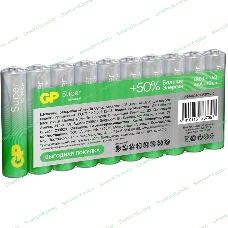 Батарея GP Super Alkaline 24AA21-2CRSWC10 AAA (10шт) спайка