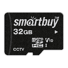 Флеш карта Smartbuy (SB32GbSDCCTV) micro SDHC 032Gb cl10 U1 V10 + адаптер