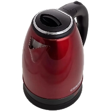 Чайник Centek CT-1068 RED (красный) металл 2л, 2000W, хромированная вставка на крышке