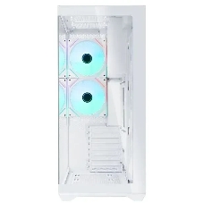 Корпус ATX Eurocase M4801 white, без БП, закаленное стекло 2 стороны