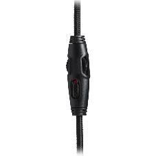 Гарнитура HyperX Cloud Alpha чёрный-красный, проводная, 2 x 3.5 мм, съёмный микрофон с шумоподавлением, регулятор громкости на кабеле