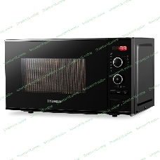 Микроволновая печь Hyundai HYM-D3032 черный, 20 л, 700 Вт, переключатели - кнопки, поворотный механизм