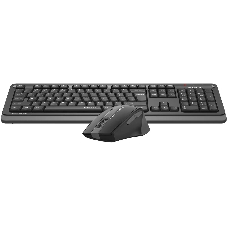 Комплект клавиатура+мышь A4Tech FStyler FGS1035Q беспроводной, USB, 2000 DPI, чёрный/серый