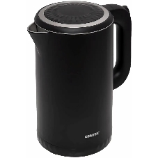 Электрочайник Centek CT-0020 черный, 1.7 л, 2200 Вт, скрытый нагревательный элемент