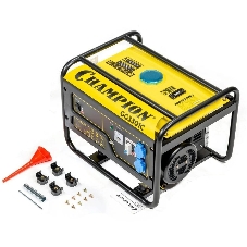 ГенераторCHAMPION GG3301C (2,8/3,1кВт 6лс 15л46кг высокий пусковой ток, 7кВт), шт