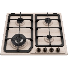 Газовая варочная панель DeLonghi OWF 46 PRO RUS независимая, бежевый