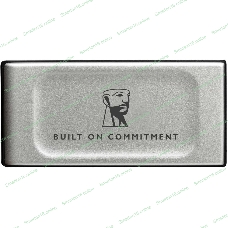 Внешний SSD Kingston XS2000, 2TB, USB 3.2 Gen 2x2 Type-C, R/W 2000/2000, серебристый