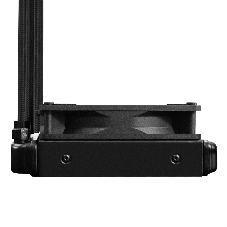 Комплект жидкостного охлаждения ExeGate BlackWater-120V3.PWM.ARGb (3 PIN 5V ADDRESSABLE RGb подсветка, LGA2066/2011/1366/1150/1151/1155/1156/1200/1700/1851/AM4/AM5/FM1/FM2/FM2+/AM2/AM2+/AM3/AM3+, TDP 150W, Fan 120мм 4pin PWM 600-1800RPM Hydro bearing, помпа 3pin 2700RPM, макс. шум 37db, с термопастой, на винтах, черный, Color Box)