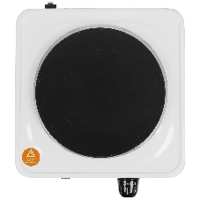 Плита настольная электрическая Blackton Bt HP113W белый, 1 кВт, ТЭН, конфорки - 1, эмаль, поворотные переключатели