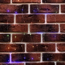 Гирлянда Neon-night светодиодный занавес из росы 3х3м 300 LED IP20 USB + пульт управления с крючками для крепления мультиколор