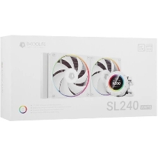 Система жидкостного охлаждения ID-Cooling SL240 белый 120мм алюминий+медь 2000rpm 30db 4-pin 300W