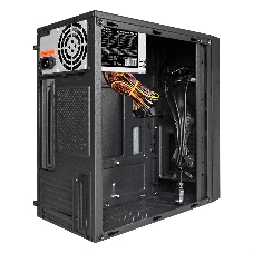 Компьютерный корпус Minitower ExeGate BAA-109U2-UNS350 (mATX, БП UNS350 с вент. 12см, 2*USB+2*USB 3.0, аудио, черный)