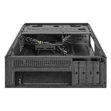 Компьютерный корпус Desktop ExeGate MI-208U2-M450 (mini-ITX/mATX, БП M450 с вент. 8см, 1хUSB+2хUSB 3.0, аудио, черный)