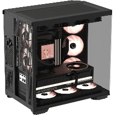 Компьютерный корпус Formula Crystal Z7 PA черный без БП ATX 5x120мм 1xUSB3.0 1xUSB3.1 audio bott PSU