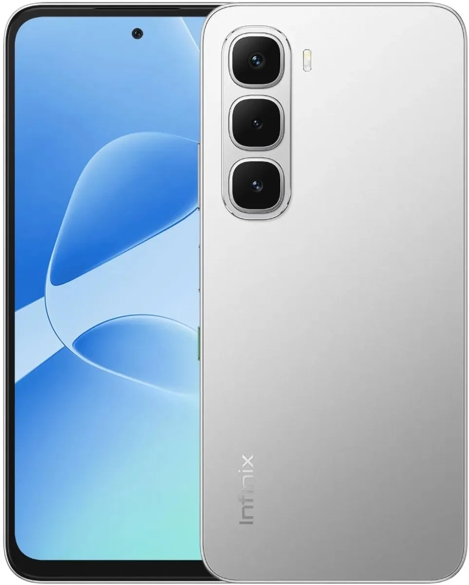 Смартфон Infinix HOT 60i 4/128Gb, серебристый