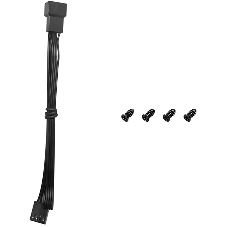 Вентилятор для корпуса Deepcool FD12 V2 120х120x25 черный 4-pin 35.6дБ (R-FD12V2-BKNPN1-G) Ret