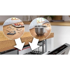 Кухонная машина Bosch MUM5X720 планетар.вращ. 1000Вт красный/серый