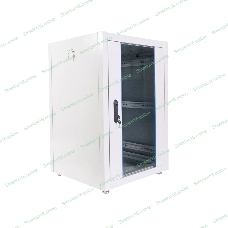 Шкаф телекоммуникационный напольный ЭКОНОМ 18U (600 × 800) дверь стекло, дверь металл