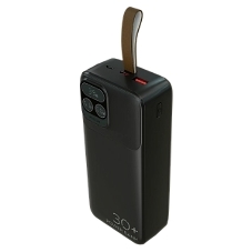 Портативный аккумулятор More choice (4620202550637) PB55-30 с кабелем 1USB 3.0A 22.5W PD - 30000mAh черный