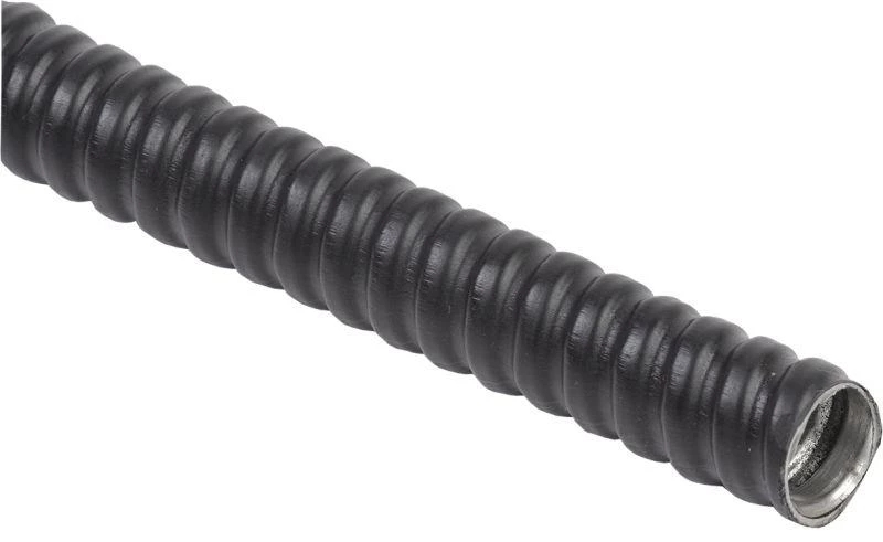 Металлорукав Р3-ЦПнг-15 (50м) с протяжкой черный IEK CMP10-15-050