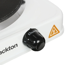 Плита настольная электрическая Blackton Bt HP113W белый, 1 кВт, ТЭН, конфорки - 1, эмаль, поворотные переключатели