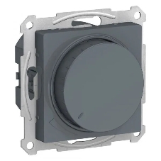Светорегулятор (диммер) SE AtlasDesign Грифель, повор-нажим, LED, RC, 400 Вт, мех. Светорегулятор (диммер) SE AtlasDesign Грифель, повор-нажим, LED, RC, 400 Вт, мех.
