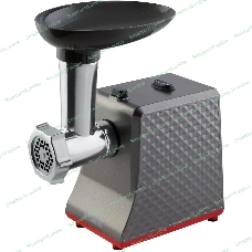 Мясорубка электрическая Hyundai HY-MG2114 графит/серебристый, 1800 Вт, 2.2 кг/мин, реверс, защита от перегрузки, насадки - 4