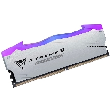 Оперативная память Patriot Viper Xtreme 5, DDR5, 32Gb (2x16Gb), 6400MHz, CL32, DIMM, с радиаторами, RGb, серебристый
