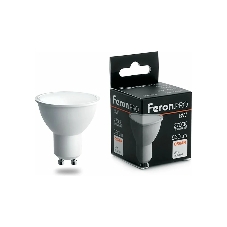 Лампа светодиодная Feron PRO LB-1608 GU10 8W 2700K