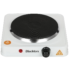 Плита настольная электрическая Blackton Bt HP113W белый, 1 кВт, ТЭН, конфорки - 1, эмаль, поворотные переключатели