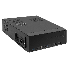 Компьютерный корпус Desktop ExeGate MI-208U2-M450 (mini-ITX/mATX, БП M450 с вент. 8см, 1хUSB+2хUSB 3.0, аудио, черный)
