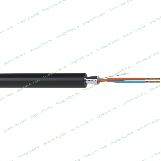 Кабель балансный микрофонный 100 м, 24 AWG, FRNC/LSZH, 0.2 мм2, диаметр 3.7мм, экран, медь 25 x 0.1 мм, черный, бухта