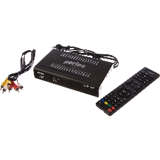 Приставка Perfeo (PF-A4412) LEADER DVB-T2/C для цифр.TV, Wi-Fi, IPTV, HDMI, 2 USB, DolbyDigital, пульт ДУ