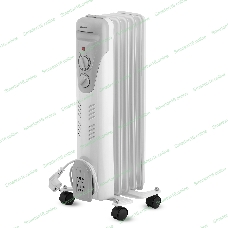 Обогреватель масляный Vitek VT-1707 W (5 секций) белый, 1000 Вт, 10 м2, термостат