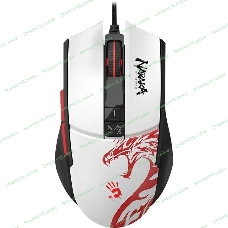 Мышь проводная A4Tech Bloody L65 Max белый, 12000 dpi, USB, кнопки - 7