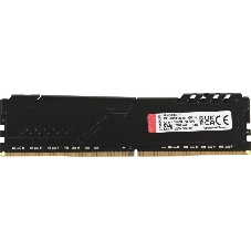 Оперативная память Kingston Fury Beast, DDR4, 16GB (1x16GB), 3200MHz, CL16, DIMM, с радиатором, черный