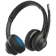 Гарнитура JLab Work Wireless Headset Gen 2 чёрный, беспроводная, Bluetooth/USB-C, до 45 ч, микрофон с шумоподавлением