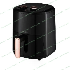 Аэрогриль Kelli KL-1708 черный, 2000 Вт, 3.5 л, механическое управление, 12 программ