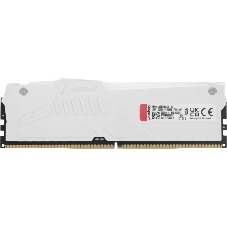 Оперативная память Kingston Fury Beast, DDR5, 32Gb (2x16GB), 5600MHz, CL36, DIMM, радиатор, RGB, белый
