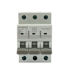 Автоматический выключатель Гарнизон CB-47100-3-16-10-C, ВА 47-100, 3P, 16А, 10kA (С)