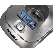 Телефон Panasonic KX-TG2511RUN (платиновый) АОН, Caller ID,спикерфон на трубке,переход в Эко режим одним нажатием